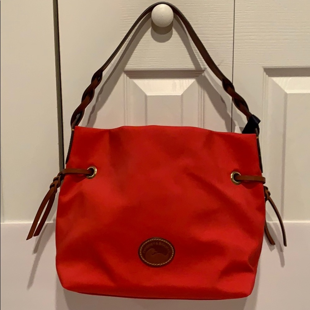 NWT Dooney & Bourke Red Canvas Purse